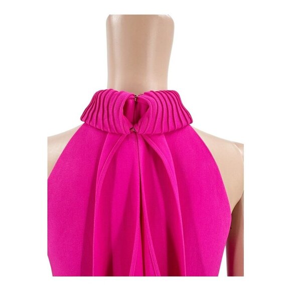 Brandon Maxwell Dress Bow Back Pink Mini US2 - Picture 7 of 11